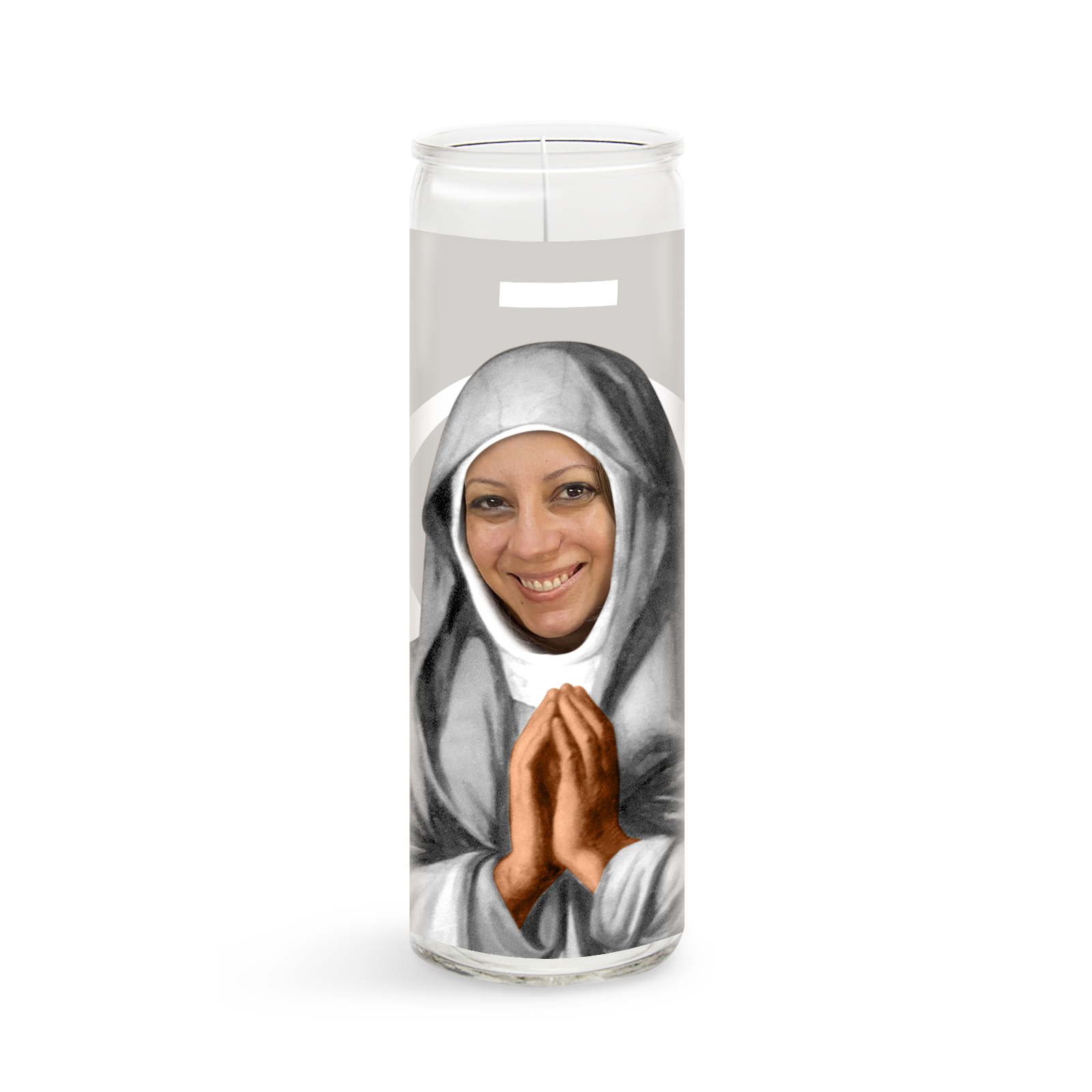 Personalised Saint Prayer Candle