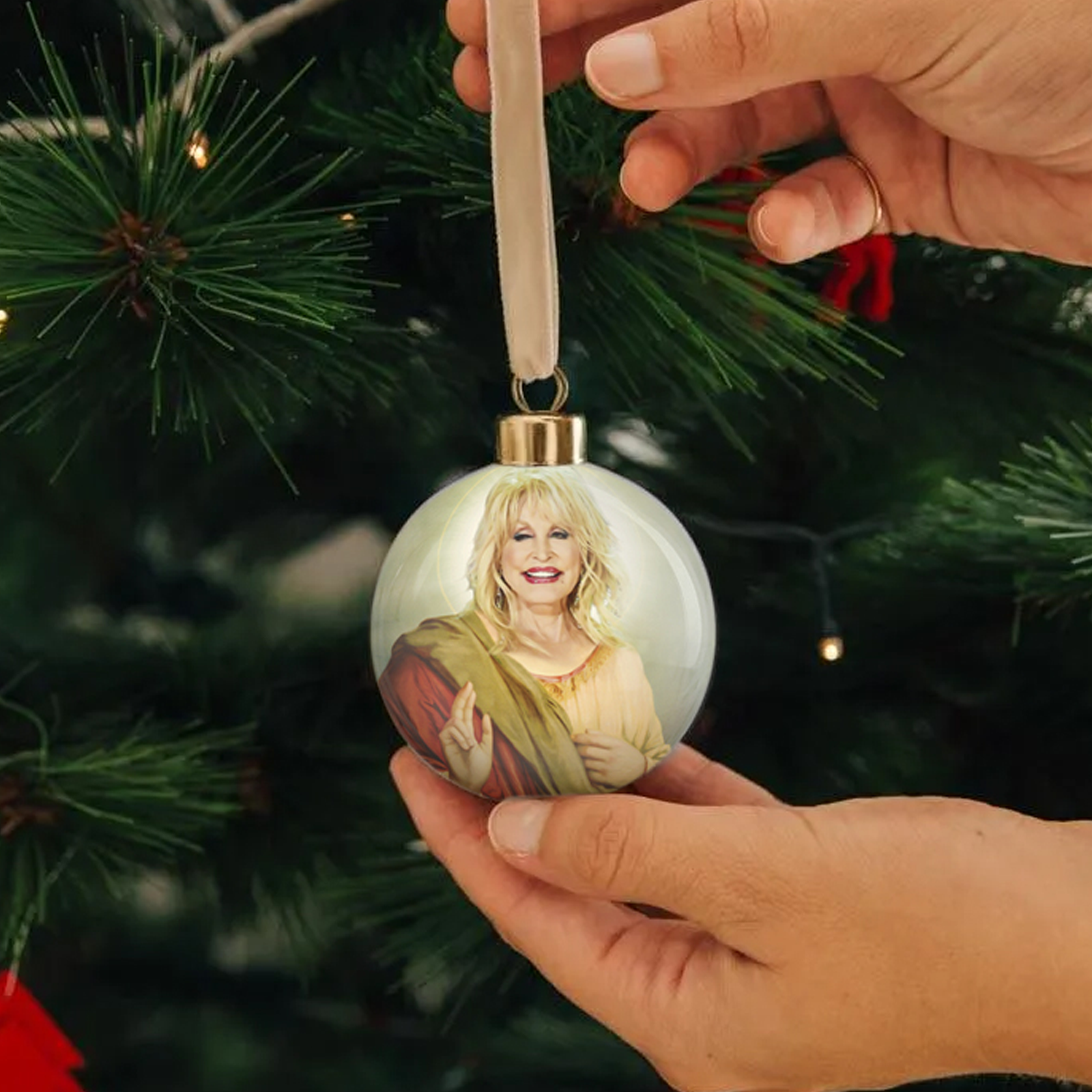 Dolly Parton Celebrity Bauble