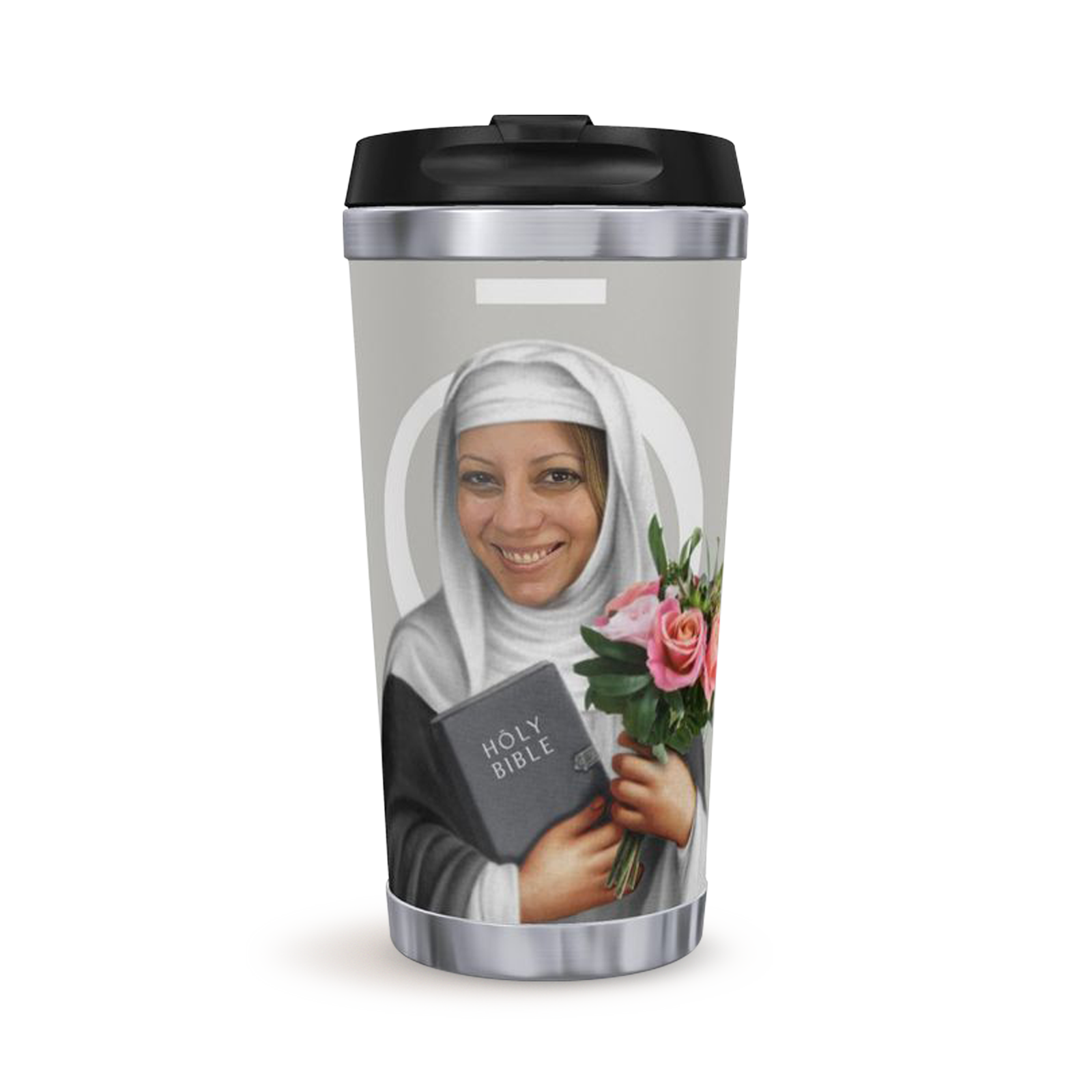 Personalised Saint Travel Flask