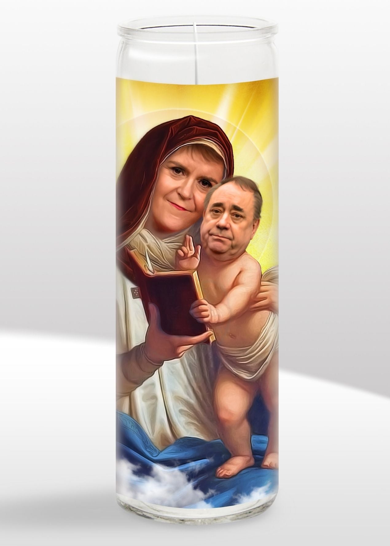 Nicola Sturgeon and Alex Salmond Candle