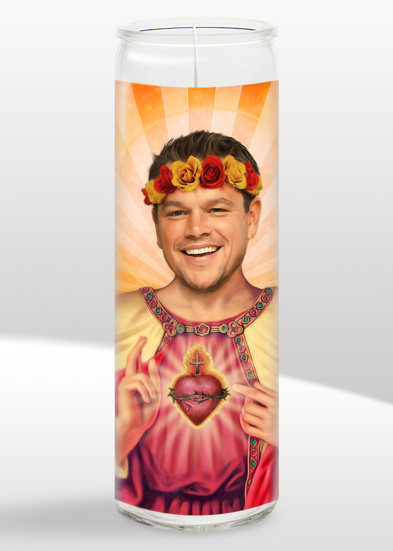 Matt Damon Candle